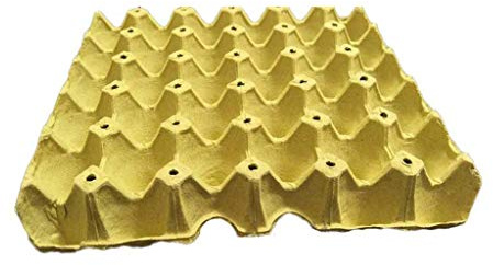 ZHANGXIAO Scatole di Uova 1/2 Dozzina Cartone Vassoi per Uova Adatto A Med/Large Pollo Duck Hen Uova (Colore : 5 Packs)
