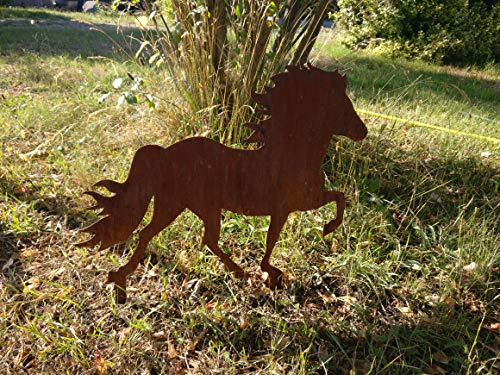 MR-Metalldesign Gartenstecker Islandpferd ca. 60x60cm