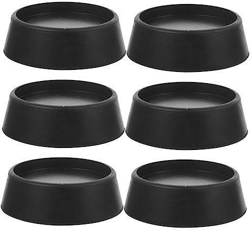 Hemobllo 6pcs Slip Mats for Washing Machine Feet Heavy Duty Rubber Pads for Vibration Absorption Stabilizer Feet Pads for Washer Leg Protection