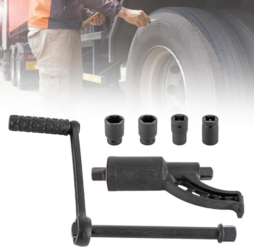 Caskunbsy Drehmomentvervielfältiger 4800 Nm Drehmoment Verstärker, 1:64 Drehmomentverstärker Radschlüssel Set, Kraftschrauber 2,1-4,1 cm Socket-Laufwerk Drehmomentverstärker Radschlüssel