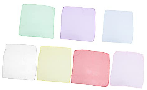 VALICLUD 21 Stk einfarbiger Seidenschal seidentuch silk turban Stirnbandschal für Damen Gesichtsschal Damen Schal Halstücher Seidenschals mit Sonnenschutz draussen Schleife