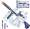 Pistole ad Acqua elettrica 2025, Caproka Pistola acqua elettrica, Water Gun Automatico, Giocattolo Blaster per Bambini e Adulti, Giocattoli da gioco per tiro in piscina per acqua all'aperto