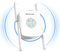 NEWFAST Répéteur WiFi 6 RE553 AX1800 Mbps Amplificateur WiFi Puissant,Port Ethernet Gigabit,Double Bande WiFi Extender Jusqu’à 150㎡, Compatible avec Toutes Les Box Internet