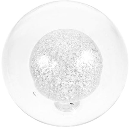 Levemolo Ball Glass Lamp Shade for Screw Base Light Fixtures Polished Edge Design for Ceiling Lamps Wall Sconces and Outdoor Use Versatile and Lighting Accessory