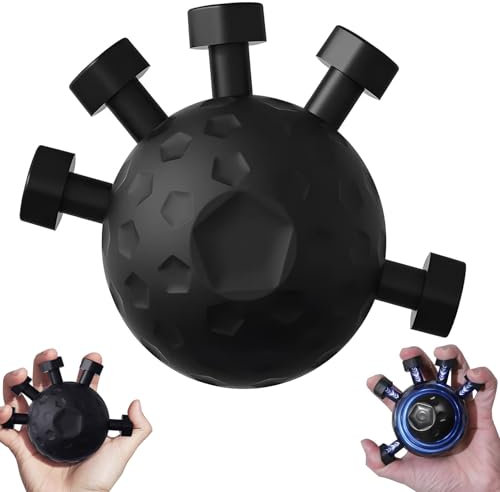 Finger-Griffstärker, Handtrainer Fingertrainer, 2025 Neuer Griffkrafttrainer, Finger Grip Strengthener, Fingergriff-Stärker, Handmuskeltrainer, Griffkraft Trainer für Musiker, Sportler, Schwache (M1)