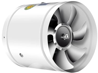 7 Metal Duct Exhaust Fan Mini Extractor for Bathroom Kitchen & Ceiling Ventilation High Performance Air Ventilator Quiet Wall Mounted Fan for Optimal Airflow