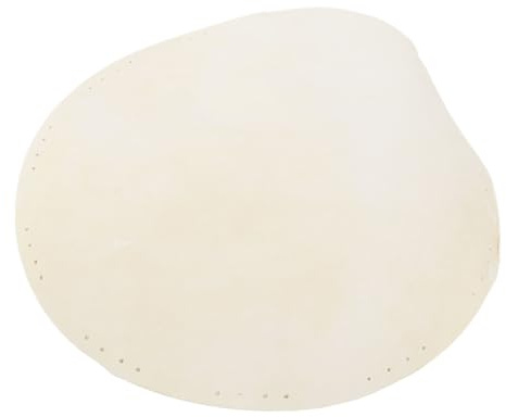 SUNGOOYUE Ziegenfell-Trommelfell, 15,75 Zoll W10C, Premium-Material, Klarer Klang, Feine Textur, Breite Kompatibilität, Kollagenbündelbindung, Afrikanische Trommel, Bongo-Trommel, Djembe mit