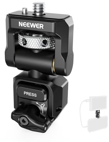 NEEWER Supporto per monitor a sgancio rapido per gabbia del telefono, stabilizzatore video Rig mobile per accessori fotografici, compatibile con iPhone Samsung Android F700 Camera Field Monitor, PA127