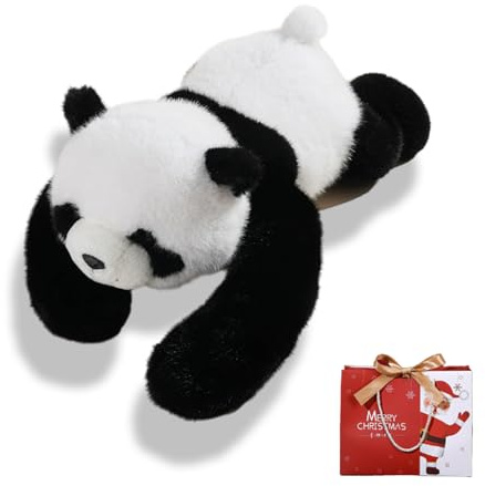 GLSAYZU Weighted Panda Stuffed Animal, Pookie The Panda Weighted Animal, Soft Weighted Stuffed Hugging Toy, Anxiety Relief Cuddle Pillow, Kids & Adults (65cm-A)