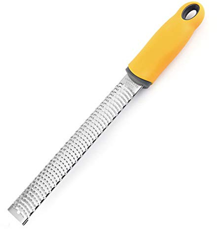 tooloflife Zester Lemon Cheese Grater Sharp Stainless Steel Blade Easy to Grate Lemon Cheese Chocolate Orange Citrus Nuts Gingers Dishwasher Safe