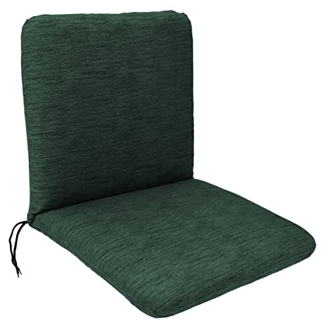 DEGAMO Auflage Sesselauflage Dallas für Gartenstuhl Niederlehner 45x88cm, dunkelgrün