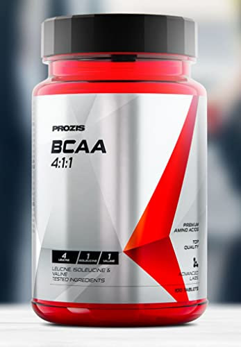 Prozis Bcaa 4:1:1 100 compresse - aminoacidi ramificati bcaa 411 + Vitamina B1 + B6