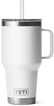 YETI Rambler 35 Oz Straw Mug White