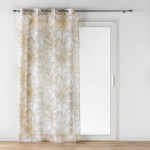 Douceur d'Intérieur Dune Tenda con Occhielli, 140 x 240 cm, Tessuto sablé Stampato