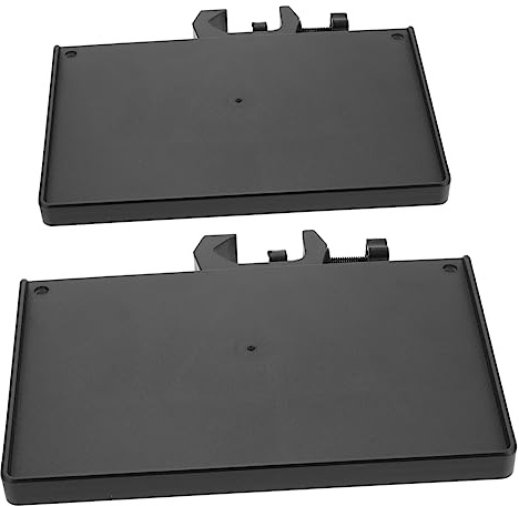 CONGARTENO 2stücke Mikrofon Soundkarten Ablagetabletts Einstellbare Mikrofonhalterung Für Streaming Robuste Und Abnehmbare Design Multifunktionale Ablage Für Soundkarten Und Snacks Für
