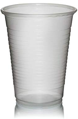 A406 Plastic Disposable General Use Cup, 7 Ounce, 1000 Count (Pack of 1), White, Clear