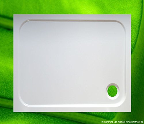 Piatto doccia 90 x 75 + supporto per vasca + scarico – offerta completa – piatto doccia 90 x 75 x 2,5 cm