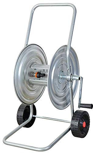 VERDELOOK Carrello Avvolgitubo in ferro zincato avvolgibile fino a 50m