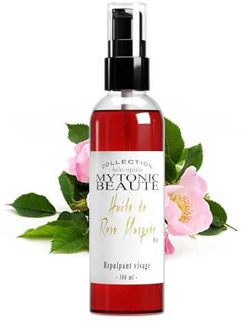 Huile de rose musquée Bio | Repulpant visage - Anti-age - Anti-ride | 100% végétale et naturelle Rosehip oil (100ml)
