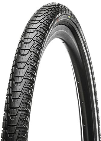 Hutchinson - HAUSSMANN - Infinity- / eBIKE-Reifen - Stadtrad/Jobrad - Komfortabel und wendig - Starre Wulste - Schwarz - Tubetype
