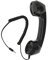 Cornetta del Telefono retrò, Microfono da 3,5 Mm Ricevitore per Telefono Cellulare Microfono per Smartphone Cellulare, con Pulsante di Risposta, Interruttore (Nero)