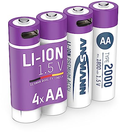 Ansmann Mignon AA 2000 Typ USB-C 4er Blister (1800