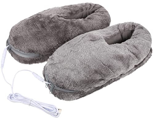 Healvian Scarpe Elettriche Usb Per Calore Quotidiano Scaldapiedi Da Interno Invernali Calzature Calde Cavo Di Ricarica Incluso