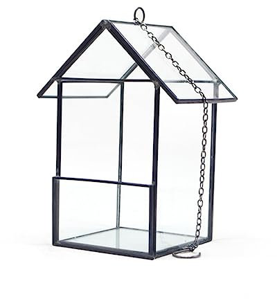 IMIKEYA Glasblumenhaus -blumenhaus Für Pflanzenaufbewahrung Blumenpflanzenhaus -aufbewahrungsbox Glasgewächshaus Für Sukkulenten Und Blumen Im Innen Und Aussenbereich
