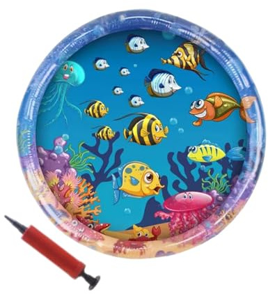 Gungtj Indoor Katzenmatte, Interaktive Katzenmatte, Sensorisches Spielzeug Katzen, Innovative Katzen Wasserspielzeug, Katze Wasser Sensorische Matte, Innovatives Wassersensor Spielzeug für Katzen für