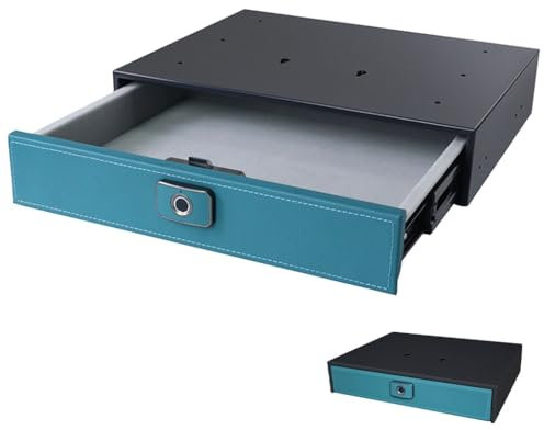 Coffre-fort À Tiroir En Acier, Coffre-fort À Déverrouillage Par Empreinte Digitale Caché, Petit Coffre-fort Pour La Maison, Coffre-fort Tactile Intelligent, Adapté À La Table De Chevet À La Maison, Bo