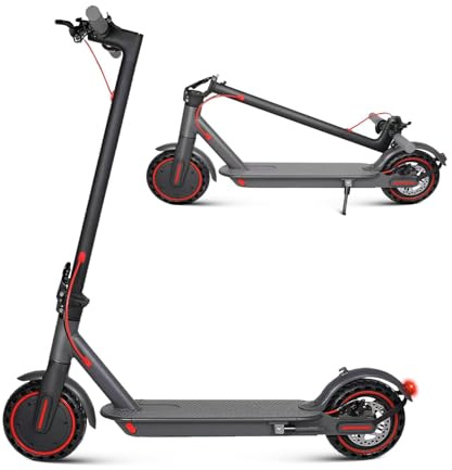 Brifugo Adult Electric Scooters with Max Speed to 25 km/h,Electric Scooter Adult Maximum Load 264 Pounds and Last Up to 30 Km for Riding