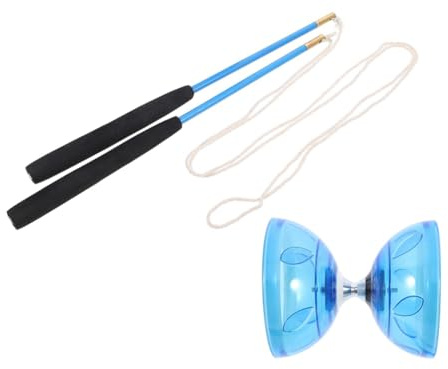 Kueohse Three-Bearing Double-Head Diabolo Double-Head Diabolo Diabolo Yo-Yo Play Diabolo Elderly Children'S Toys Children'S Toys