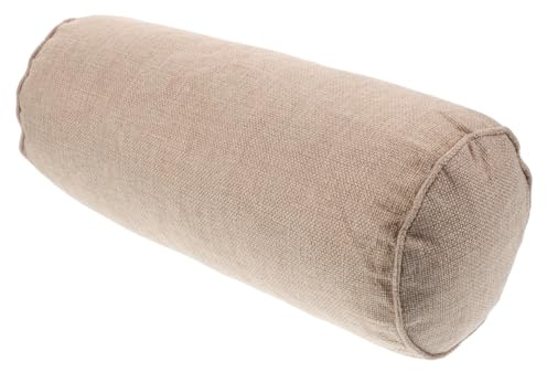 KICHOUSE Soft Foot and Cervical Roll Pillow for Foot Therapy and Neck Support Linen Blend Massage Cushion for Beauty Bed Relieves Fatigue and Enhances Sleep Quality