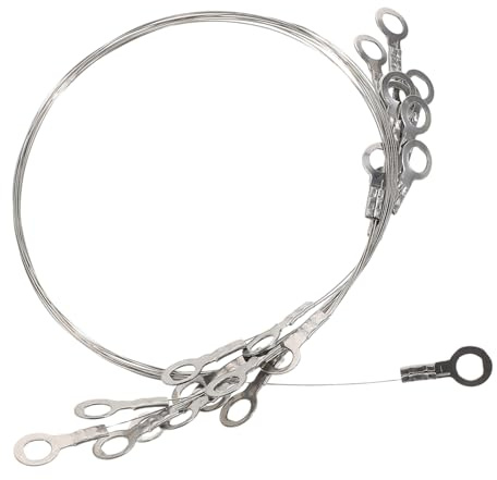 BAZEITFLOW 12 Pièces Fil de Coupe pour Gâteau Acier Inoxydable Outil de Nivellement et Découpe Précise pour Fromage Jambon Pâtisserie à Accessoire de Cuisine Polyvalent