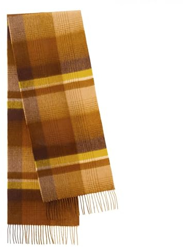 Sciarpe Invernali Donna - in Lana Calda Morbida Leggera Scozzese Scozzese Scozzese Scozzese Regalo per Uomini Donne Bambini (A One Size)