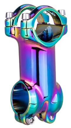 wueiooskj Rallonge de Potence de Guidon Courte et légère 8 mm pour VTT, vélos Route et vélos Descente.