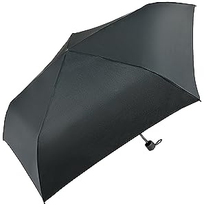 Fulton Aerolite Umbrella, Black UPF50+
