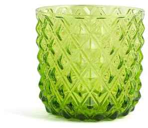 H&h Juego de 6 vasos de Murano verde 30 cl