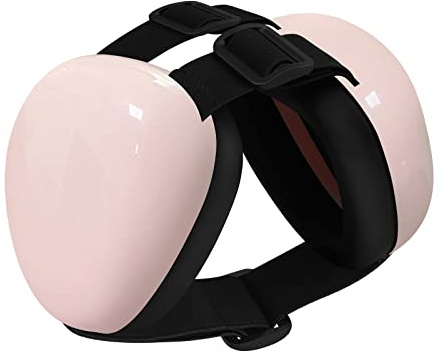 derYEP Hunde-Ohrenschützer für Gehörschutz, 29 dB NRR, Ohrenschützer, Lärmschutz (Medium, Rosa)