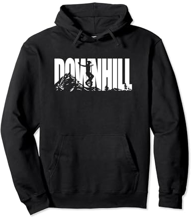 Downhill Einrad Einrad Akrobaten Monocycle Einrad Pullover Hoodie