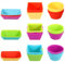 KINBOM 40pcs Silicone Lunch Box Dividers, Silicone Cupcake Muffin Liners Bento Bundle Lunch Box Dividers for Kids Lunch, Baking Accessories