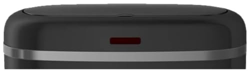 KITCHEN MOVE Couvercle de Poubelle cuisine automatique 58L LOGAN en acier INOX Noir Mat
