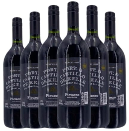 Port O Castillo de Kelle 1 L Vino dulce (Caja de 6 Botellas de 1 L)