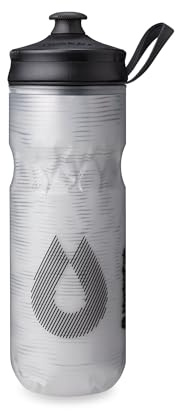 Hydrapak Polar Sport isolierte Wasserflasche – BPA-frei, Squeeze-Flasche mit Griff für Sport und Fahrrad (White, 20oz)