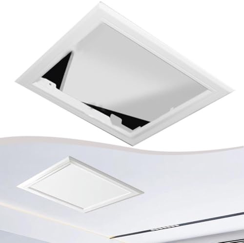 Pannello di accesso in ABS per un facile accesso a fili e tubi, integrazione senza soluzione di continuità per soffitti (250 x 250 mm)