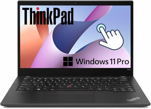 Lenovo Thinkpad T14s Gen 2 Touchscreen Business Laptop, 14-Inch FHD (1920x1080), Intel Core i7-1185G7, 32GB RAM, 512GB SSD, QWERTY Keyboard, Windows 11 Pro (Renewed)