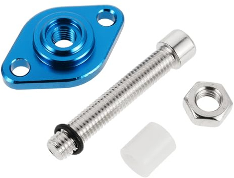 Ciieeo Tendeur de Chaîne Arrière Moto en Alliage d'Aluminium Bleu Réglable Galet Tendeur Outil de Réglage pour Motos Tout Usage et Quads Stabilisateur de Chaîne pour Performance et