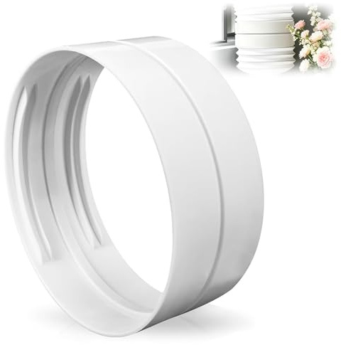 Novastream Air Conditioning Hose Extension and Air Con Hose Extension, 5.9 Inch Universal Air Conditioner Hose Adapter, Air Conditioner Hose Coupler, AC Pipe & Aircon Pipe Connector for Portable AC