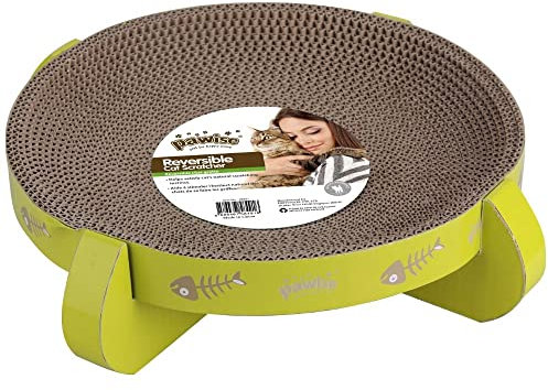 Pawise 28491 Katzen Kratzmöbel aus Pappe Reversible Cat Scratcher