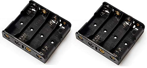Corpco 4 x AA Battery Holder with Standard snap Connector 6V Output Type BH341 2 Pack